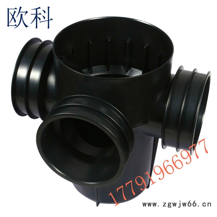 陕西塑料检查井起始井/沉泥井/井座/井筒HDPE塑料检查井三通井直通井规格型号**图6