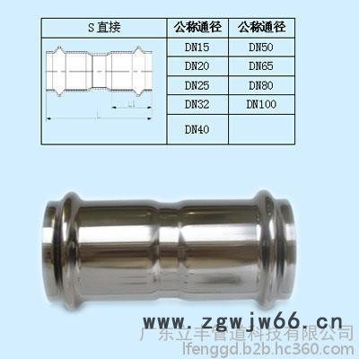 螺通牌双卡压直通管件 卡压式管件 广东卡压管件 薄壁不锈钢双卡式管件-双卡压薄壁不锈钢管生产厂家图2