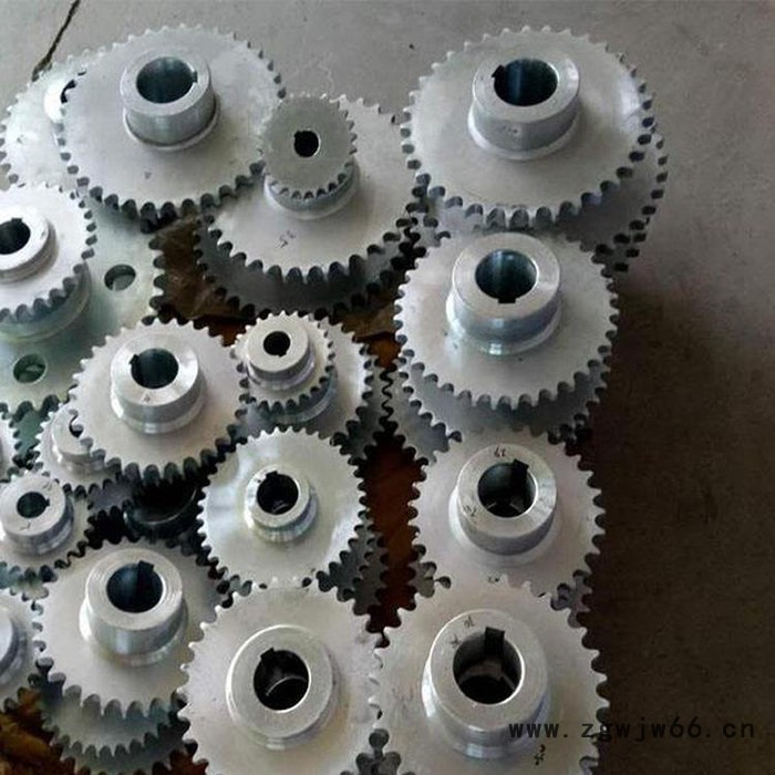 不锈钢链轮 双排链轮 来图来样加工传动件链轮