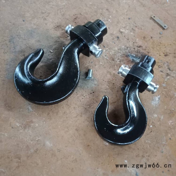 钩头 不锈钢吊钩 3T5T锻造钩头 国标加厚起重机吊钩双梁钩头图3