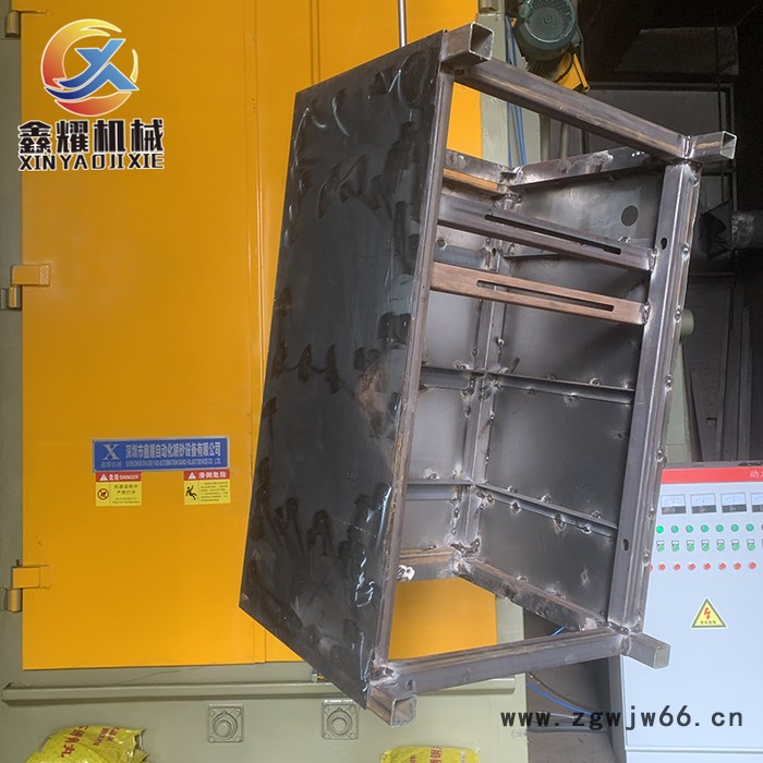 吊钩式抛丸机-喷粉喷塑电镀电泳挂具吊钩抛丸机 用于金属铸件表面清清理图3