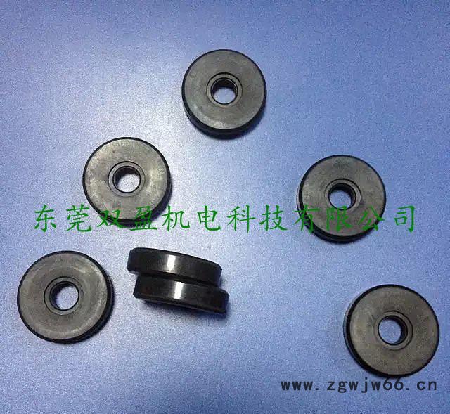 喷砂机滚轮组件 喷砂机设备行辘传动件 黑色橡胶行辘枝 UCE-X011A/B图2