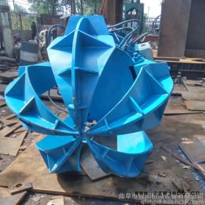 固定式液压抓钢机液压抓钢机厂家废铁杂料莲花抓钩机