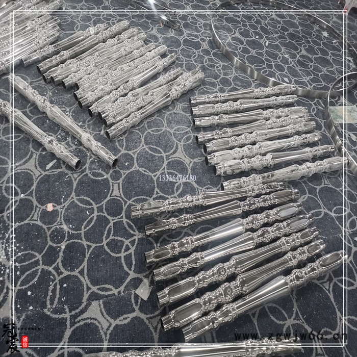 批发不锈钢楼梯葫芦柱 罗马柱 楼梯配件 不锈钢柱 **栏杆柱图3