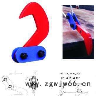 供应神州SW707 翻转钢板起重钳 钢板吊钩**图8