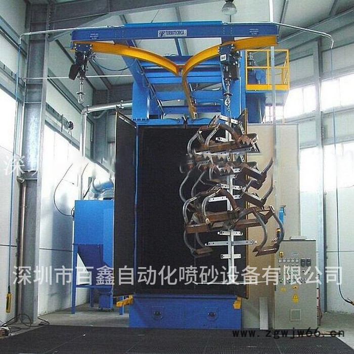 吊钩式抛丸机大量重型五金去污除锈专用抛丸机清理机深圳抛丸机图4