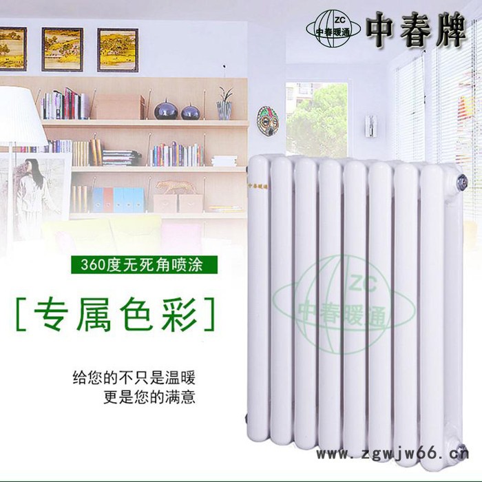 供应钢二柱暖气片 中春牌钢柱暖气片 钢制暖气片 中春牌 GZ206图3