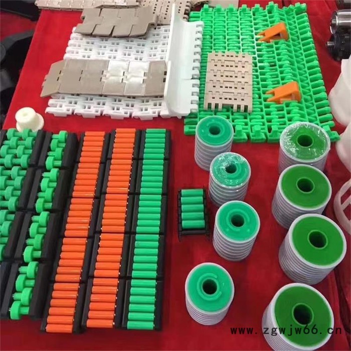 注塑聚丙烯PP链板 机械传送聚乙烯链板 食品机械传动垫块 注塑滚珠链板图3