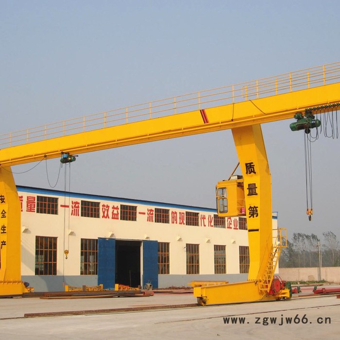神雕 10吨吊钩式龙门吊 室外重物运输 厂家直供mhl单梁门式起重机 运行稳定 价格便宜图4