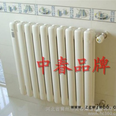 专业供应 中春国标 中春牌GZ203钢二柱暖气片钢柱暖气片】 昊春公司 钢制柱型散热器