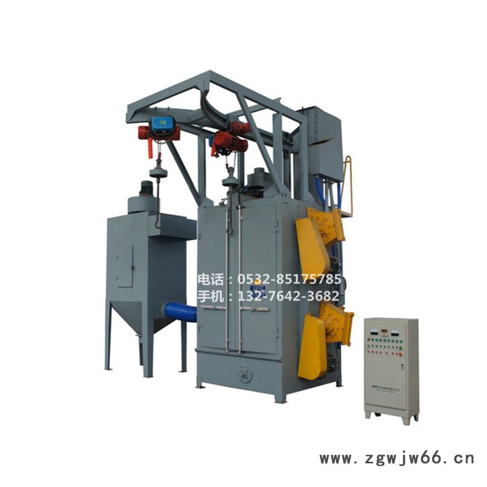 胶南抛丸机  青岛铸造机械 376抛丸机  双吊钩抛丸机图2