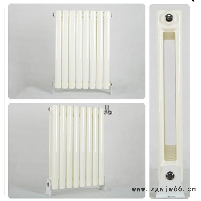 钢柱暖气片 柱式散热器 钢制暖气片价格 追春 生产图2