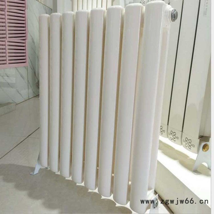 供应 钢柱暖气片 壁挂式钢二柱暖气片 家用钢二柱暖气片 大水道钢二柱暖气片图2