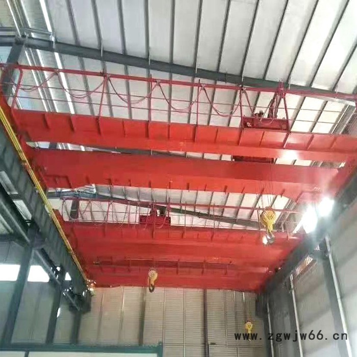 实力制造 电动双梁桥式起重机  定制双梁行车20吨吊钩桥式起重机图7
