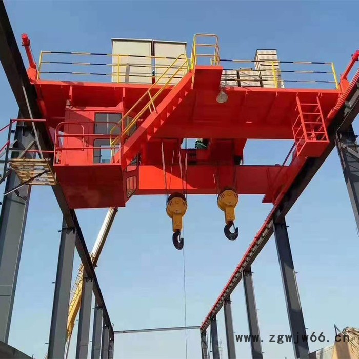 实力制造 电动双梁桥式起重机  定制双梁行车20吨吊钩桥式起重机图4