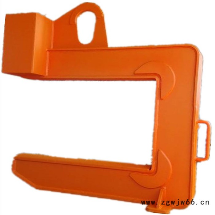 神州SW231带钢专用吊钩、抓钩 钢卷起重吊具 钢带起重设备 带钢夹钳 防碰撞C型钩 卷板C型吊具图2