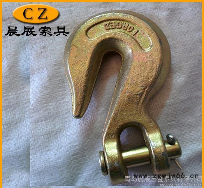 青岛:羊角抓钩，眼型抓钩，滑钩 旋转钩，美式货钩图2