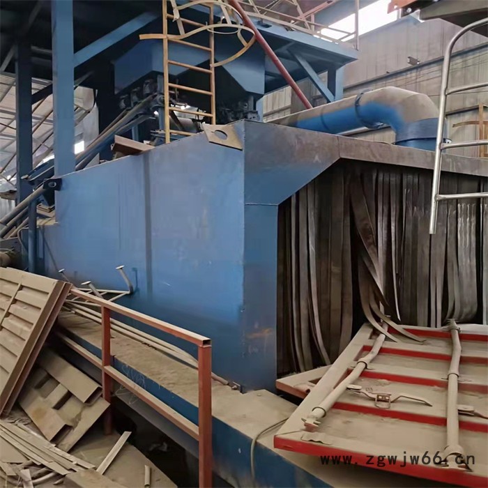 飞拓 回收 转让各型号抛丸机 吊钩式 钢结构通过式打砂机图2