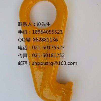 挪威PPU索具UH67 欧式旋转钩 欧式眼型滑钩 羊角抓钩 美式眼型货钩 羊角大开口货钩