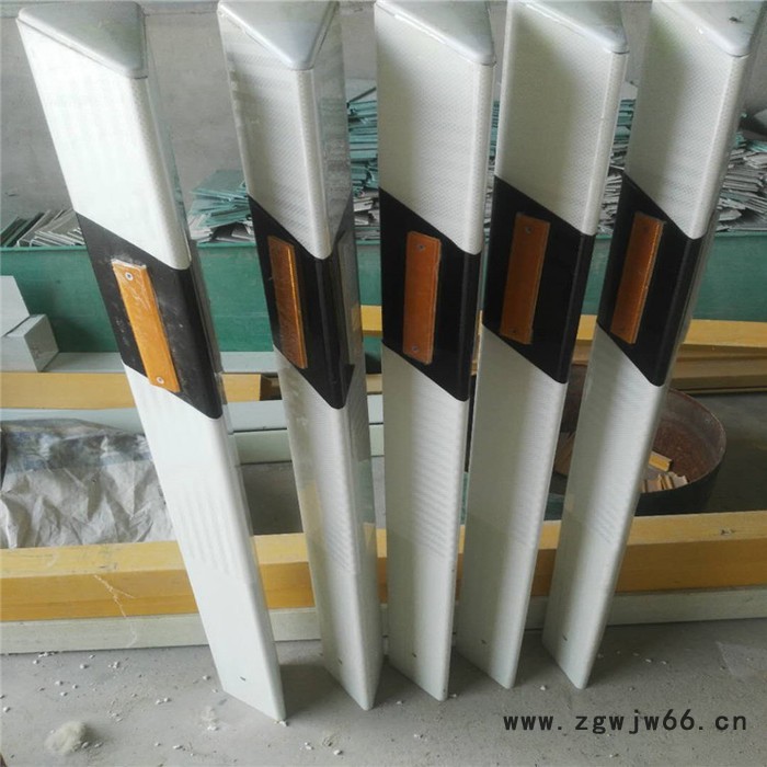 玻璃钢轮廓桩 玻璃钢柱式轮廓桩 高速公路及隧道专用三角柱式反光柱图3