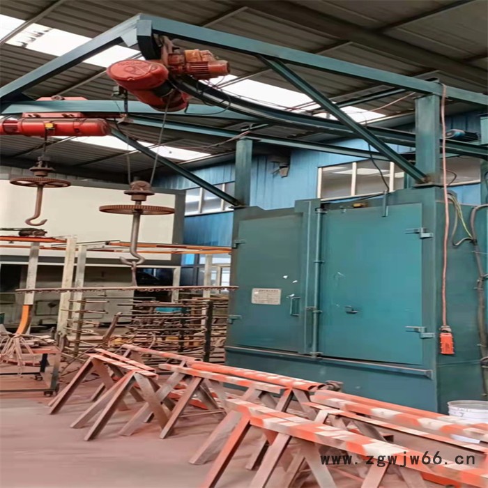 飞拓Q378双吊钩式抛丸机 抛丸机厂家出售通过式 履带式喷砂机 抛丸机配件图4