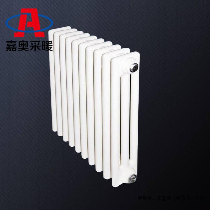 嘉奥采暖  钢三柱暖气片 钢制暖气片 钢柱散热器 钢三柱散热器图2