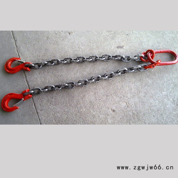 山东厂家生产定做链条吊索具 锰钢吊钩吊链成套G80起重吊索具图4