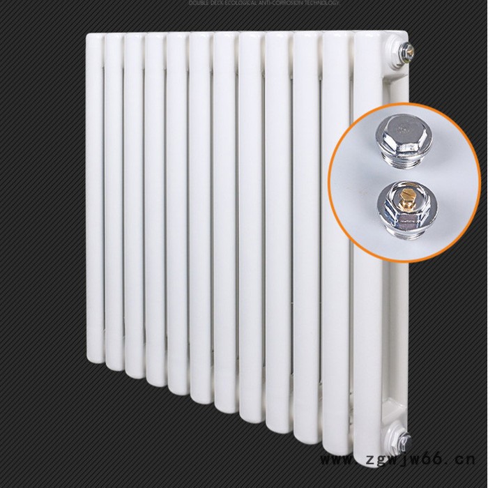 鑫华通 供应 钢柱暖气片 钢制二柱散热器 工程用散热器 钢制柱型暖气片报价图4