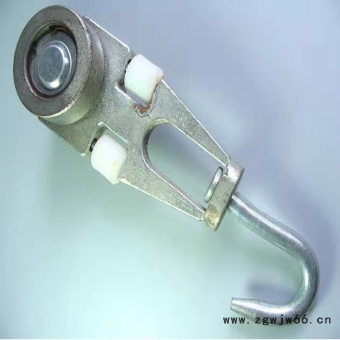 利顺 LS-HLGG屠宰厂肉钩配件杀猪牛羊镀锌单双轨滑轮加工肉类流水线吊钩图7