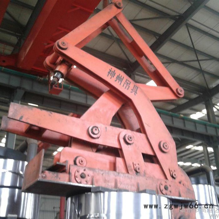 神州吊具SW224竖吊卷板吊具 立式卷钢吊钩 竖吊钢卷夹钳 钢卷吊具 炉装夹钳图7