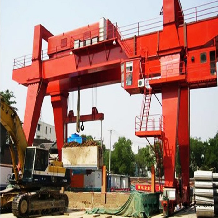 双梁吊钩门式起重机厂家 MG型通用门式起重机厂家 双梁龙门吊起重机图2