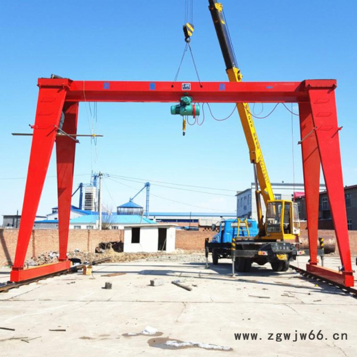 双梁吊钩门式起重机厂家 MG型通用门式起重机厂家 双梁龙门吊起重机图6