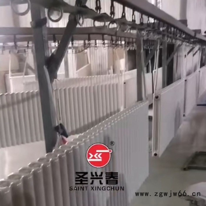 gz206 钢二柱散热器 钢柱暖气片 暖气片生产厂家 圣兴春  可定制图2