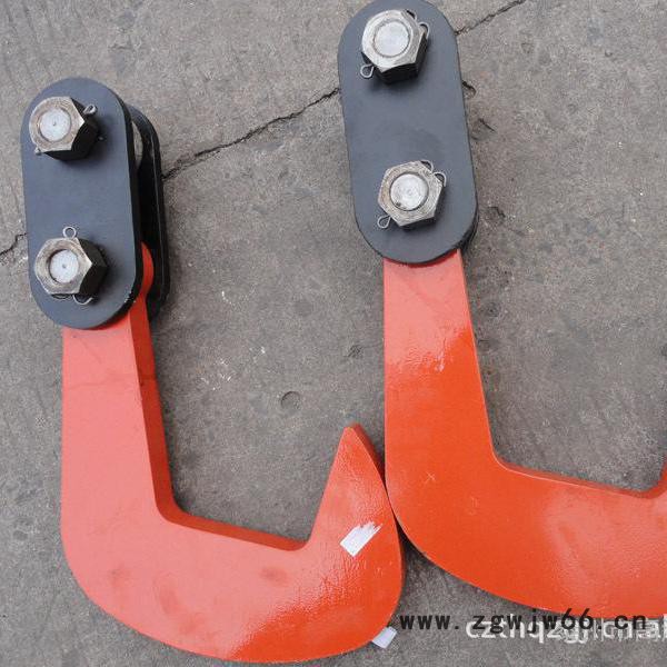 PDQ横吊单板起重钳 钢板起重吊钳PDQ 钢板平吊钳 钢板平吊钩 钢丝绳板钩** 大开口可以定制图4
