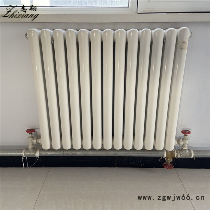 志翔 钢柱暖气片 家用钢二柱 钢二柱散热器价格图2