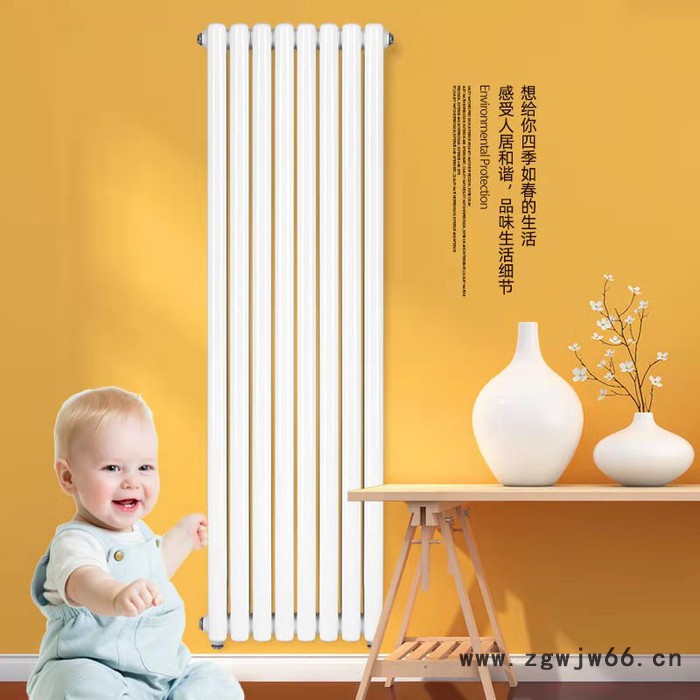 钢柱暖气片 家用钢二柱 居家实用型 北葵向暖  可定制图5