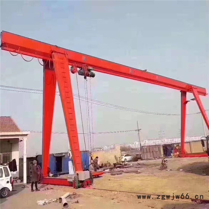 16吨单主梁吊钩门式起重机 20T门式行吊 门式航吊图8