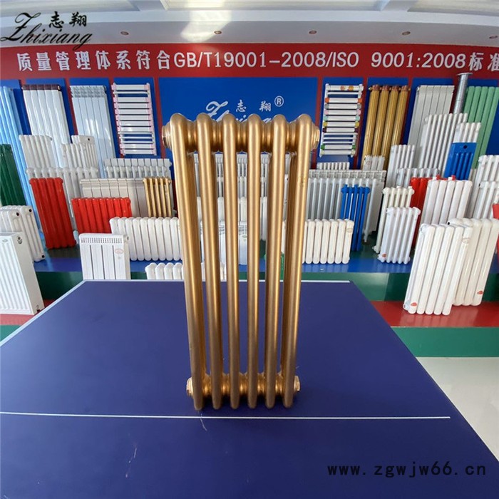 志翔  家用钢三柱暖气片 钢制柱型暖气片 钢柱散热器 家用水暖气片图5