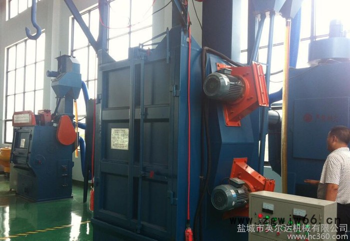 吊钩式抛丸机，三抛头二抛头大室体八成新一万起售图2