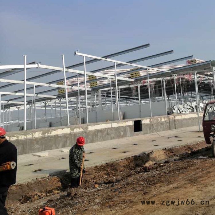 生产厂家订做牧原猪舍钢柱 盈浩钢铁 钢结构猪舍焊接加工