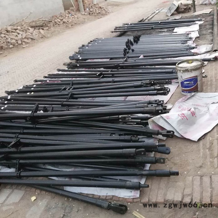 【恒龙】调节丝杠式整杆器支柱调整器厂家方杆槽钢H型钢柱调整器图2