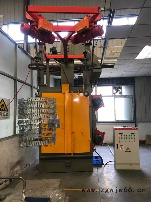 龙锦机械  圆角钢砂 通过式抛丸机 吊钩抛丸机 辊道通过式抛丸机 订购批发图8