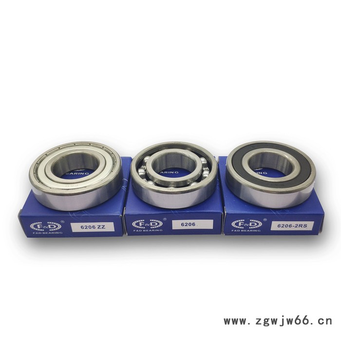 F&D 6206 -2RS轴承  滚珠轴承  福达轴承图2