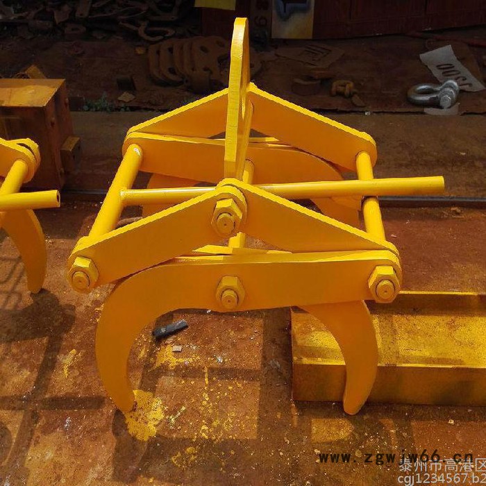 供应神州SW227单轧辊吊 具竖吊钳 圆钢吊具 双板起重钳 L型钢板吊钩 层叠钢板起重钳图4