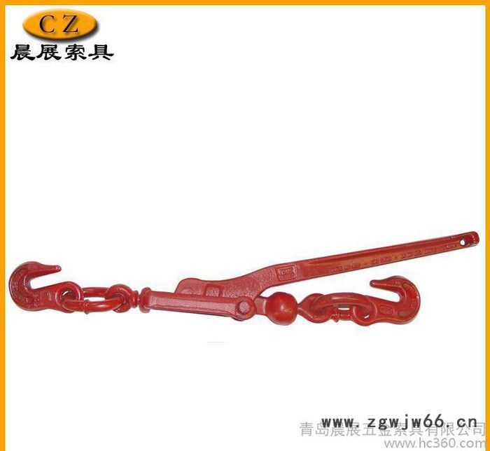 双钩棘轮紧索具拉紧器 杠杆收紧器起重链条抓钩重物捆绑器图3