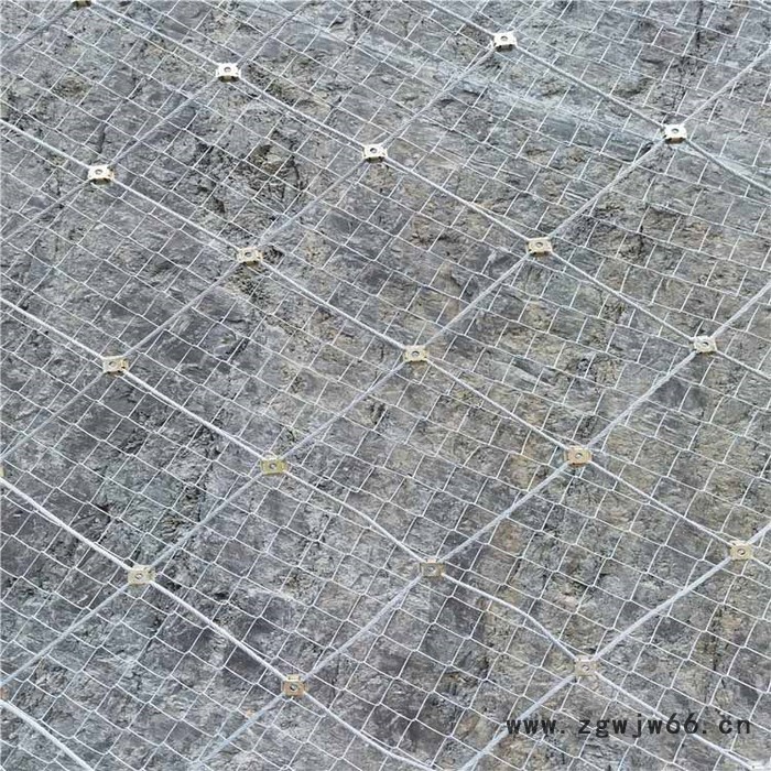 斯登诺 常用型 带钢柱支撑绳 被动防护网 边坡防护网厂家图6