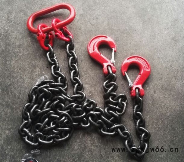 神州SW020定制 G80锰钢起重工具链条 吊索具吊钩挂钩吊具模具吊环吊钩连接扣吊链图5