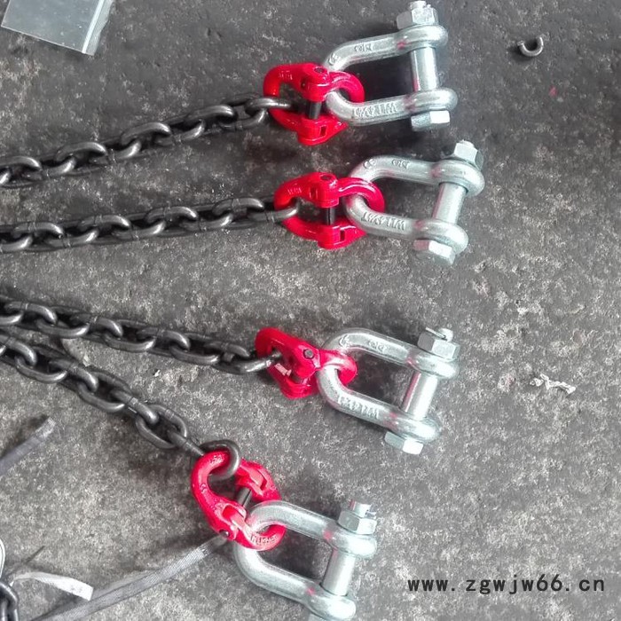 神州SW020定制 G80锰钢起重工具链条 吊索具吊钩挂钩吊具模具吊环吊钩连接扣吊链图2