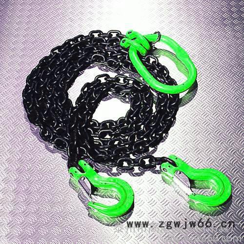 神州SW020定制 G80锰钢起重工具链条 吊索具吊钩挂钩吊具模具吊环吊钩连接扣吊链图3