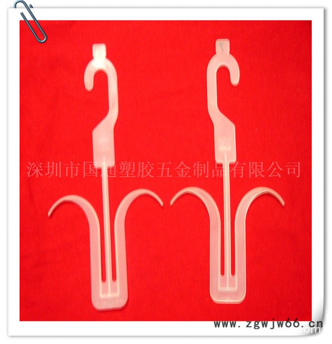 衣帽挂钩 毛袜挂钩 塑料吊钩全新环保材料图3